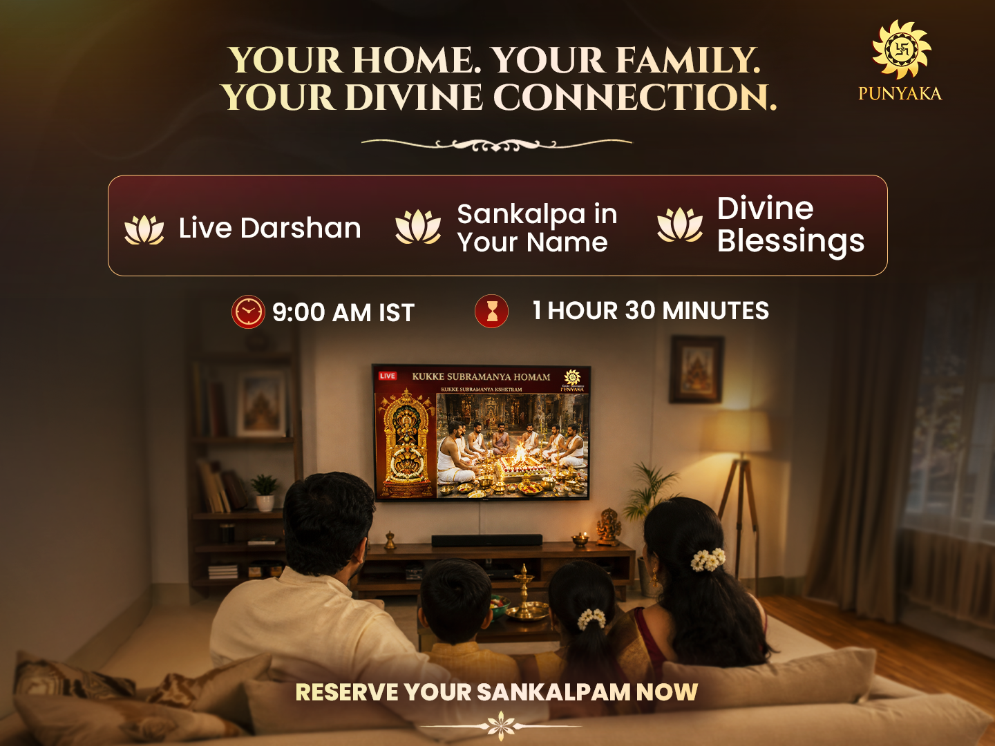 Subramanya Homam on Skanda Shasti at Kukke